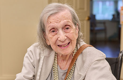 smiling senior woman